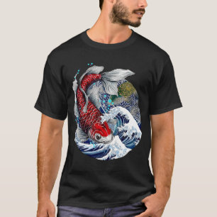 Asian Tattoo Japanese Koi Fish T-Shirts