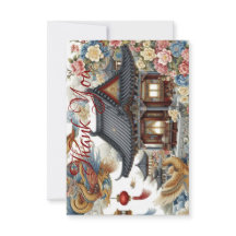 asian thank you card