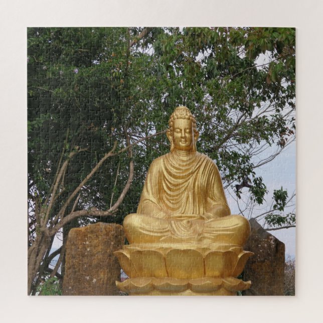 asian, vietnamese, art, sculpture, buddha, jigsaw puzzle (Vertical)