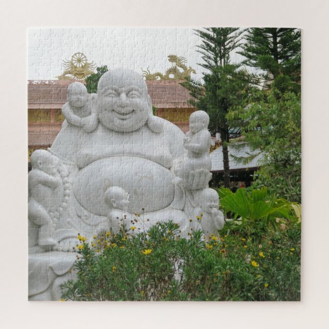 asian, vietnamese, art, sculpture, buddha, jigsaw puzzle (Vertical)