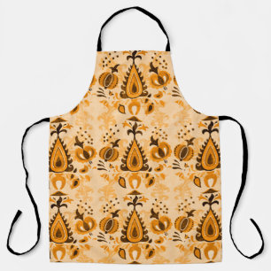 Asian vintage wallpaper seamless ornament flowers  apron