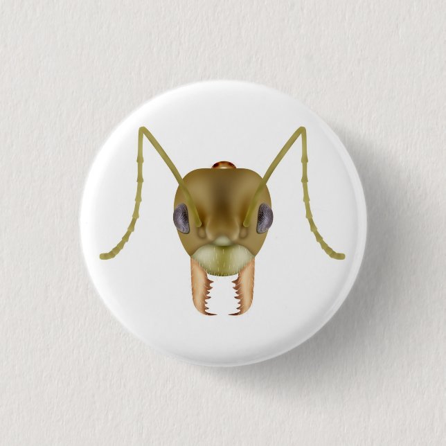 Asian weaver ant button (Front)