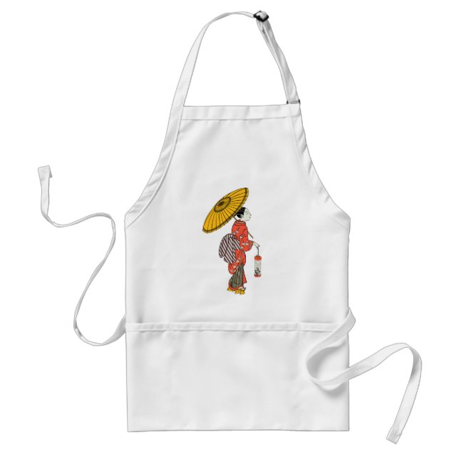 Asian Woman Apron (Front)