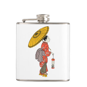 Asian Woman Flask