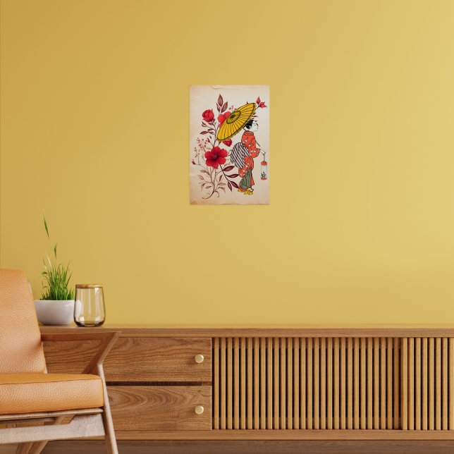 Asian Woman Poster (Living Room 2)