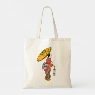 Asian Woman Tote Bag