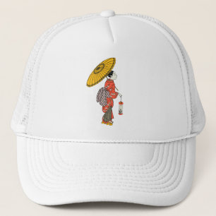 Asian Woman Trucker Hat