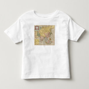 AsiaPanoramic MapAsia 2 Toddler T-Shirt