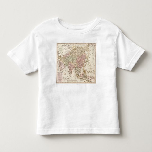 AsiaPanoramic MapAsia 4 Toddler T-Shirt (Front)