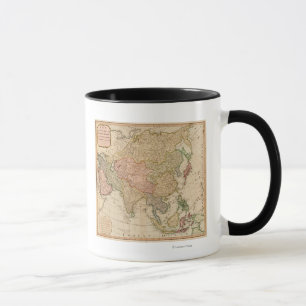 AsiaPanoramic MapAsia Mug
