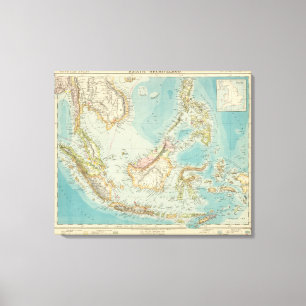 Asiatic Archipelago 2 Canvas Print