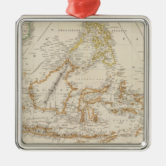 Asiatic Archipelago Metal Tree Decoration (Front)