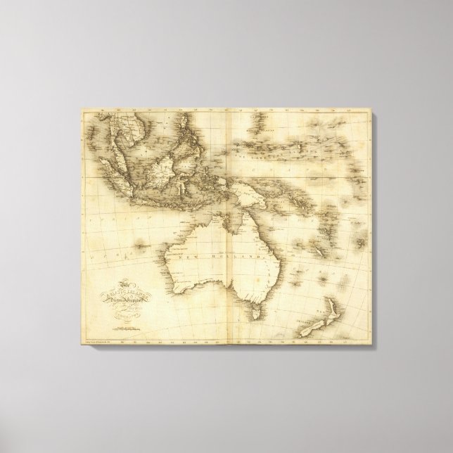 Asiatic Islands Canvas Print (Front)