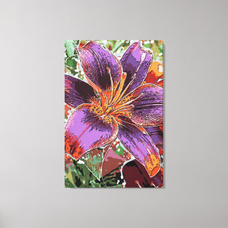 Asiatic Lily Forever Susan Bulb Canvas Print
