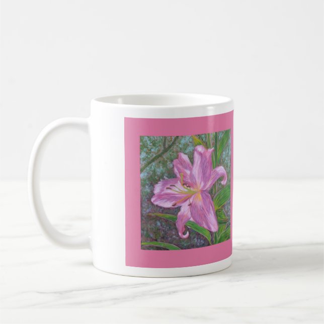 Asiatic lily mug (Left)