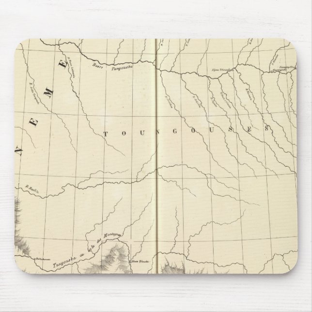Asiatic Russia, Asia 14 Mouse Pad (Front)