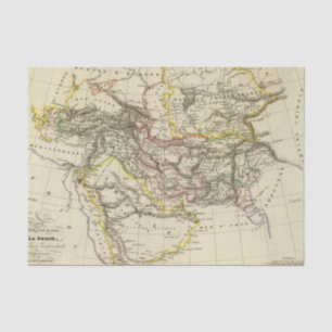 Asiatic Turkey, Persia, Afghanistan Tissue Paper