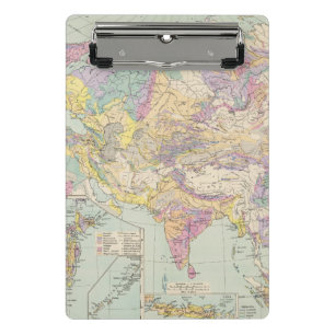 Asien u Europa - Atlas Map of Asia and Europe Mini Clipboard