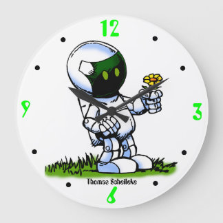 Asimo Robot Large Clock