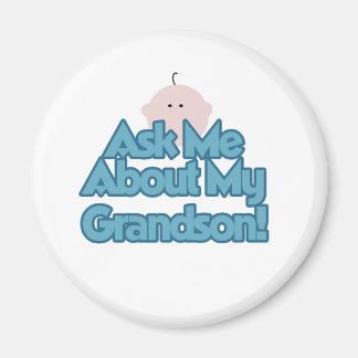 Ask About My Grandson Magnet