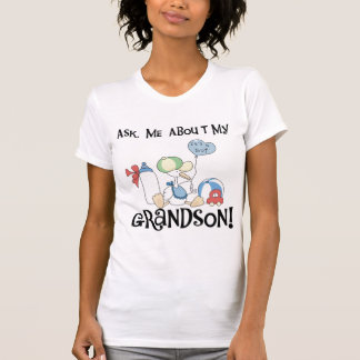 Ask About My Grandson Tshirts and Gifts