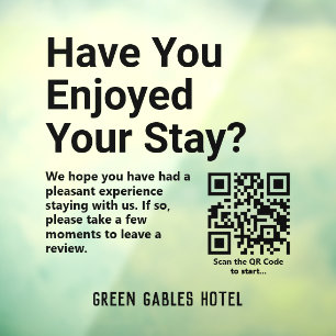 Ask Customers to Leave a Review QR Code