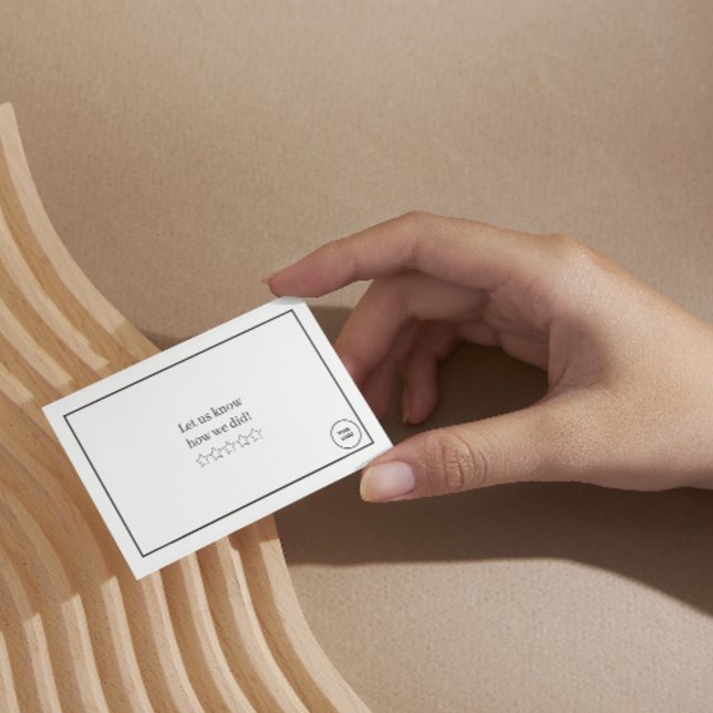 Ask for customer review template logo thank you flyer (Creator Uploaded)