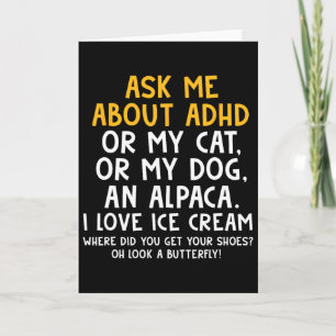 Ask Me About Autism Mental Health Awareness Adhd C Card
