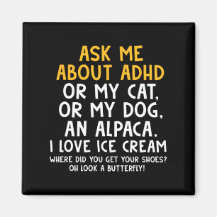 Ask Me About Autism Mental Health Awareness Adhd C Magnet