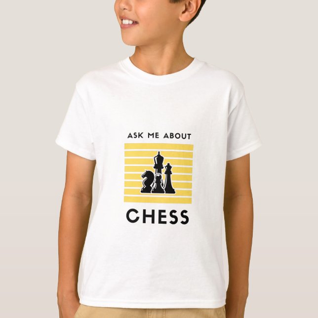 Ask me about chess T-Shirt (Front)