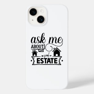 Ask Me About Estate Case-Mate iPhone 14 Case