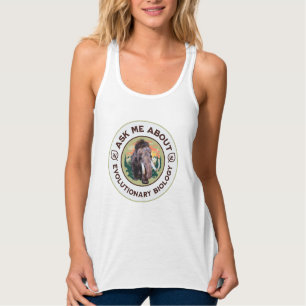 Ask Me About Evolutionary Biology Woolly Mammoth Singlet