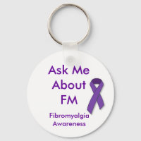 Ask Me About FM keychain