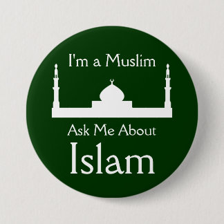 Ask Me About Islam 7.5 Cm Round Badge