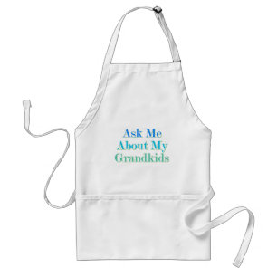 Ask Me About My Grandkids Standard Apron