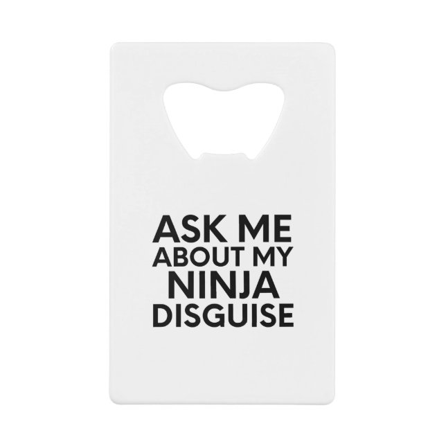 Ask Me About My Ninja Disguise-Ninja-Funny (Front)