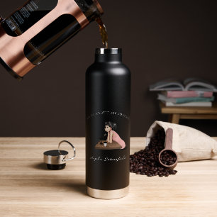 Ask Me About My Podcast Monogram Podcaster Water Bottle
