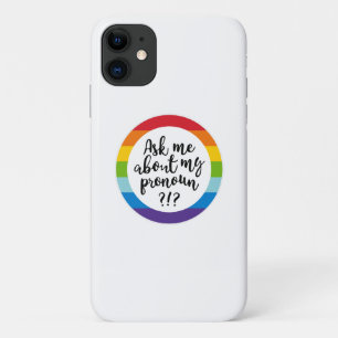Ask Me About My Pronoun? Case-Mate iPhone Case