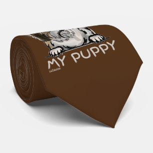 ASK ME ABOUT MY PUPPY funny cute dog lover gift Tie