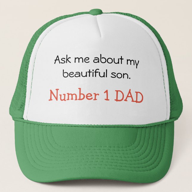 Ask me about my son hat (Front)
