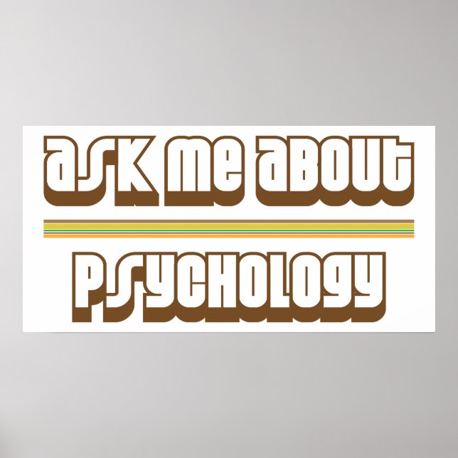 Ask Me About Psychology Poster (Front)