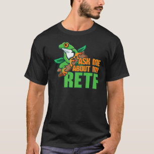 Ask Me About RETF - Red-Eyed Tree Frog Premium T-Shirt