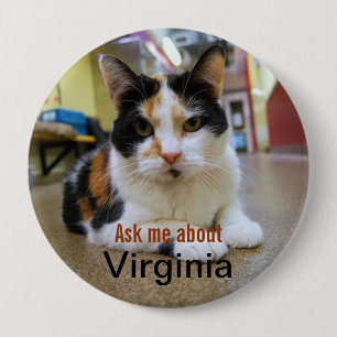 Ask Me About Virginia Button