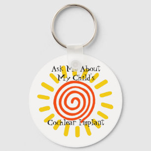 Ask Me Key Chain