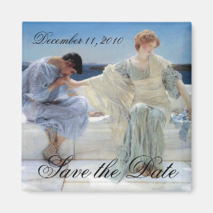 Ask Me No More, Alma Tadema, Save the Date Magnet