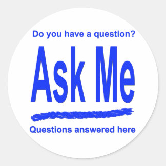 Ask Me Stickers