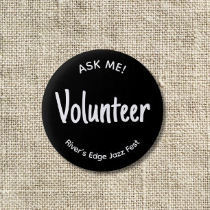 Ask Me Volunteer Badge