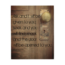 Ask Seek Knock Matthew 7:7