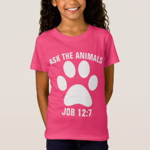 ASK THE ANIMALS Christian KIDS T-Shirts