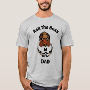 Ask the Boss Funny Tortoise Chilling  T-Shirt